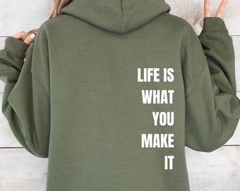 Empowering quote hoodie, Inspirational Sayings, Positive Quotes Hoodie, Mental Health shirt, cancer survivor gift, self care positive hoodie