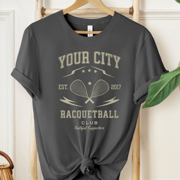 Customizable racquetball shirt, custom racquetball lover tshirt, sport gift, gift for racquetball player, racquetball sport lover shirt