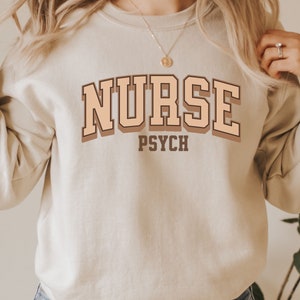Psych nurse sweatshirt, psych nurse shirt, psychology shirt, psych nurse crewneck, psych nurse pullover, nurse friend gift, psych graduation