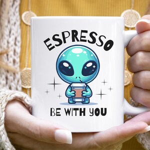 funny alien mug, Alien Coffee Mug 11oz, coffee alien, alien mug, alien coffee, mug alien, alien coffee cup, gift for him, ufo gift,