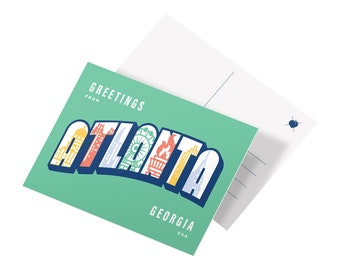 Greetings From Atlanta Post Card