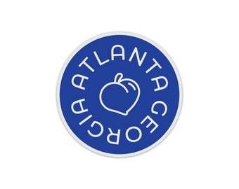 Pegatina de melocotón de Atlanta
