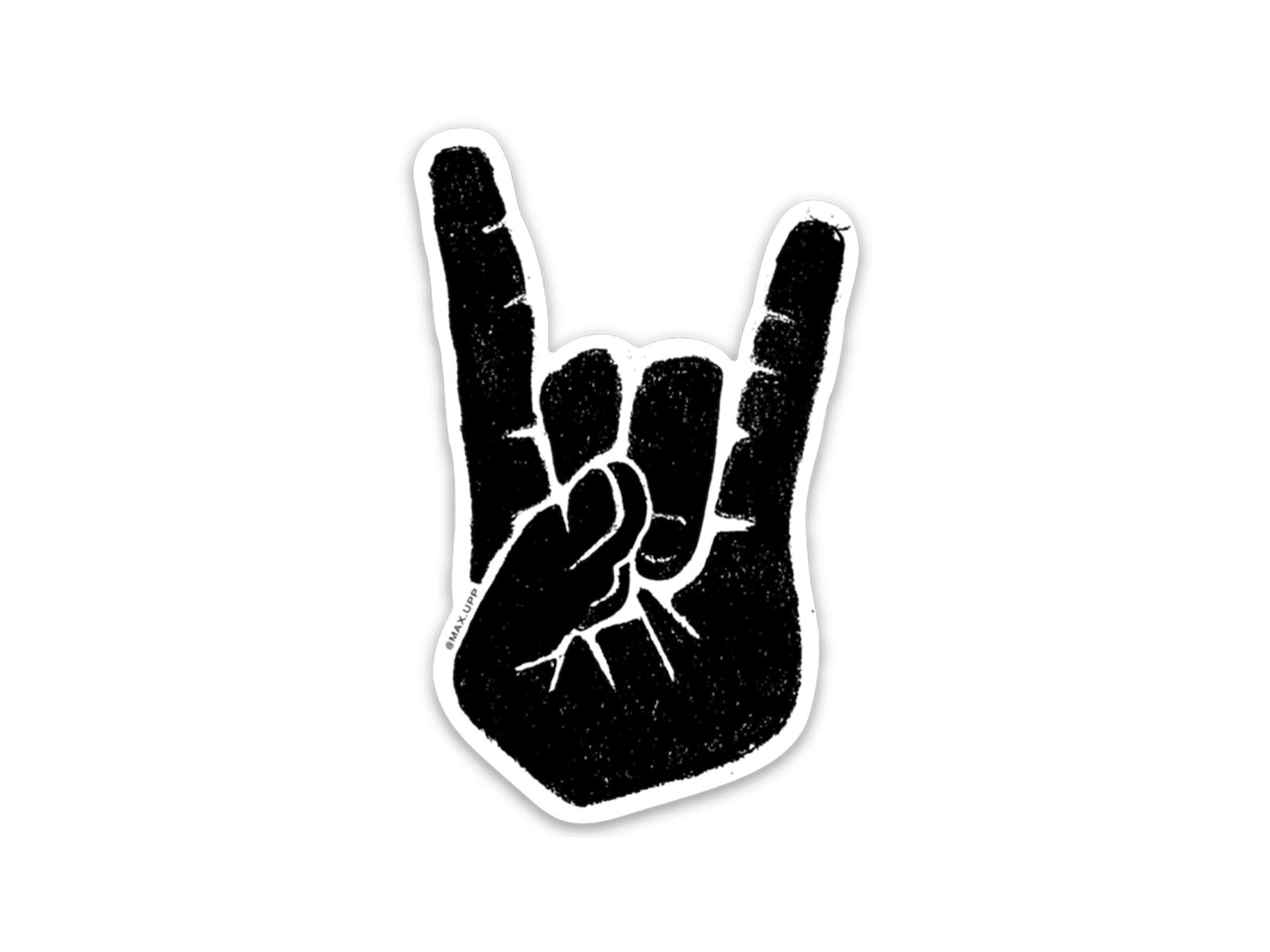 Rock on Sticker Etsy