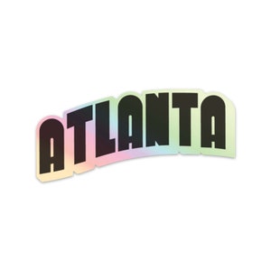 Atlanta Sticker - Silver/Hologramme