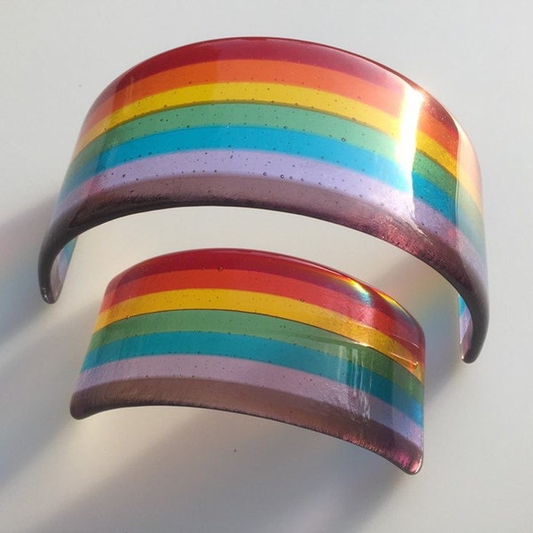 Glass rainbow, rainbow glass suncatcher, rainbow gift