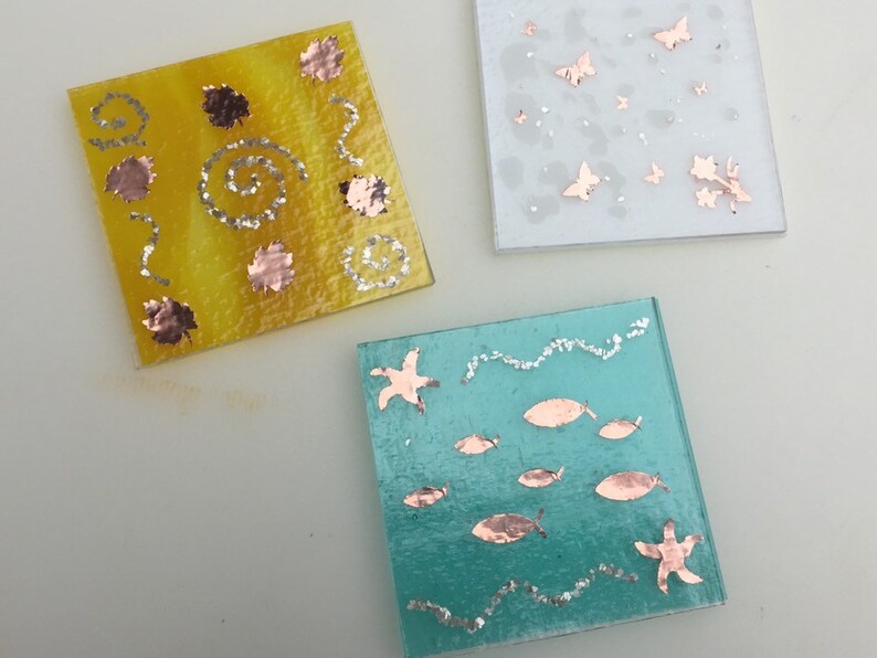Make Your Own Coaster Glass Coaster Kit Do It Yourself Craft Etsy UK