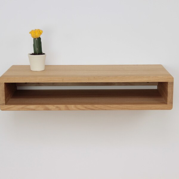 Floating Console Table, Entryway Organizer Table,