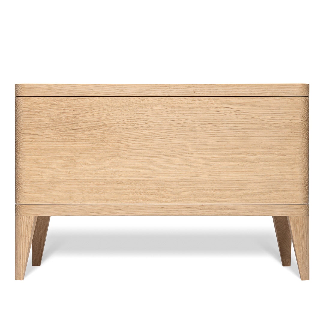 Side Table With Drawer,solid Oak Nightstand Night Table, Bedside, Mid ...