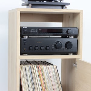 Media Storage, Vinyl Storage, HiFi Rack, Audio Tower, Record Storage