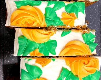 Nut-Free Carrot Cake Loaf: Cream Cheese Icing, Cold-Packed