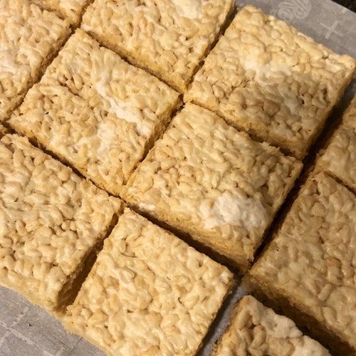 Gluten-Free/Vegan Browned Butter Rice Krispie Treats