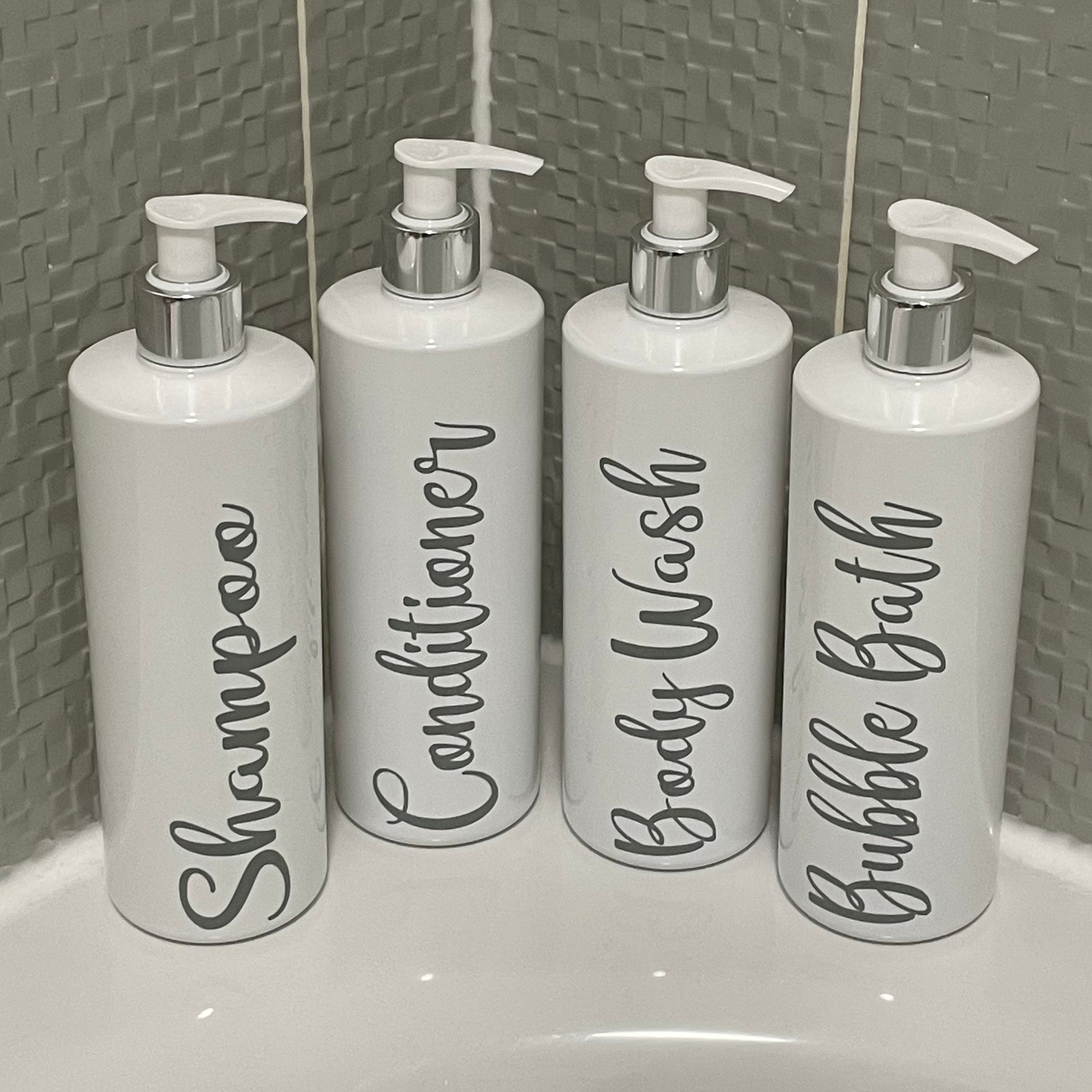 SPECIAL OFFER Pump Bottles with extended pumps Set of 3 / 4 Etsy