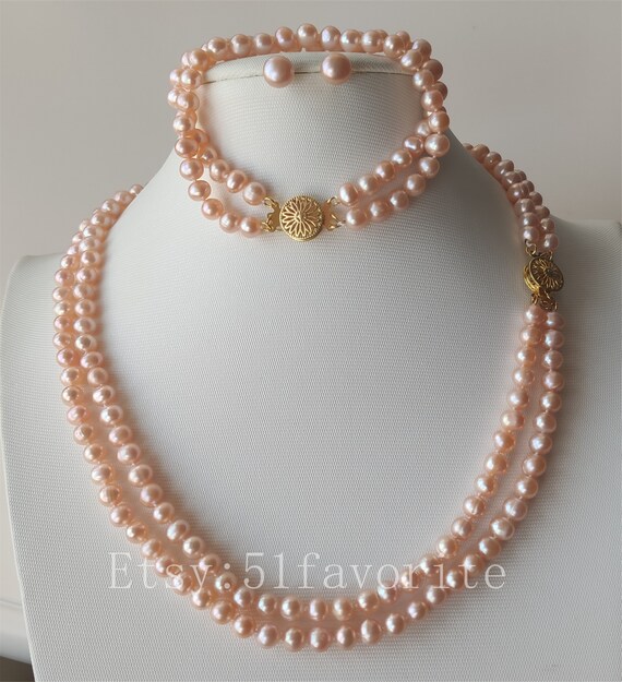 Original pearl jewellery sets deals