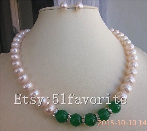 wunderschöne grüne Partei Schmuck Jade Hochzeit /"Glück/" 18KGP Ohrringe