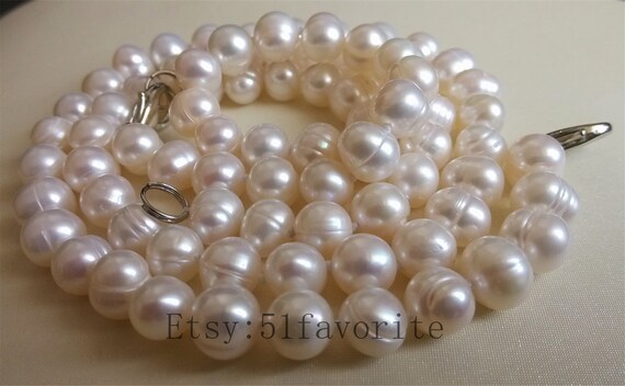 Collana, Bracciale E Orecchini Di Perle Barocche: Set Di