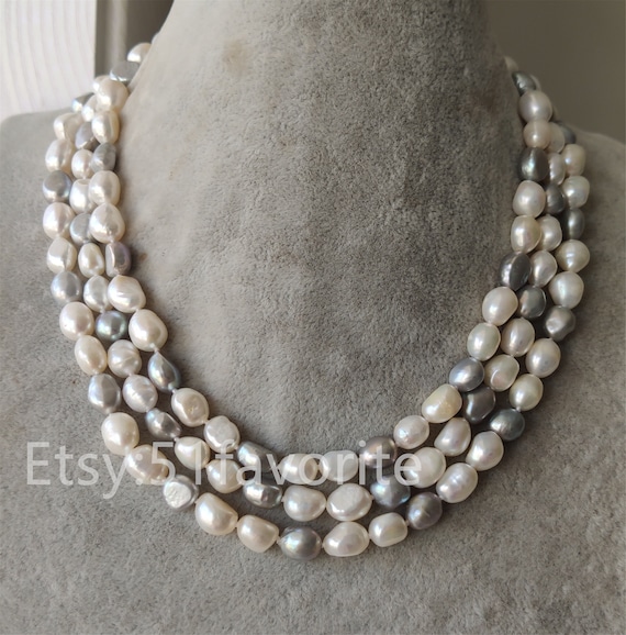 22 inch 4mm Genuine Sterling Silver Navajo Pearl Necklace – Country Lace  Boutique
