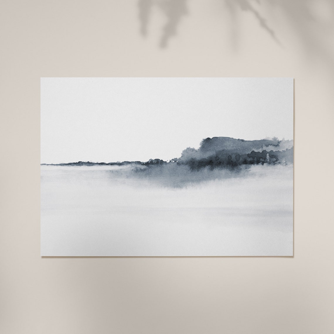 Minimalist Watercolor Horizontal Wall Art Printable Etsy.de