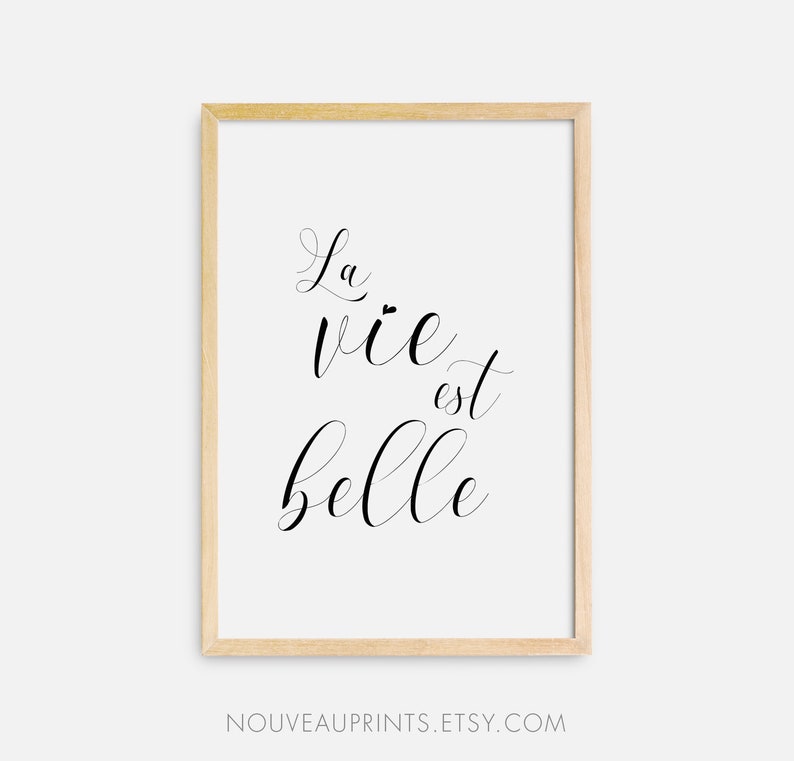 Lamina La Vida es Bella Cuadro Frase Ingles Cuadro Etsy Lamina La Vida es Bella Cuadro Frase Ingles Cuadro Etsy