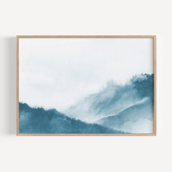 Dark Teal Wall Art Etsy