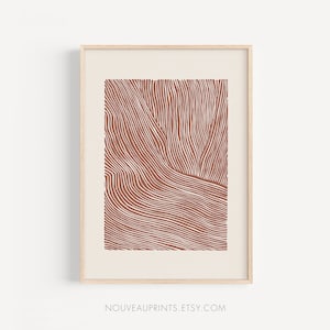 Lino Print, Abstract Art Print, Lines Print, Line Art, Minimalist Wall Art, Linocut Art, Contemporary Art, Ink Art, Minimal Modern Artwork