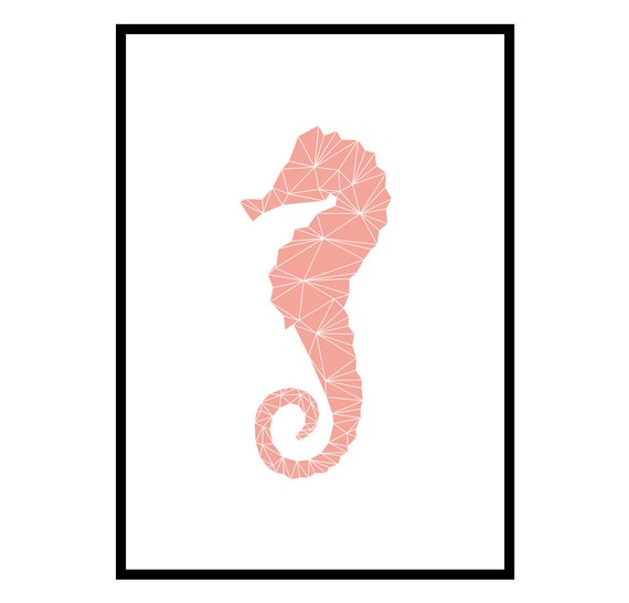 Seahorse Stencil A4//A5//A6