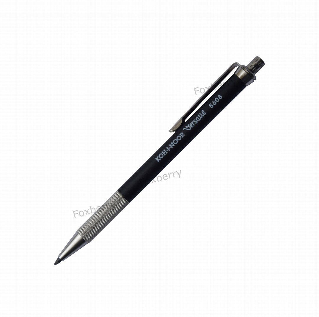 All Metal Short Automatic Mechanical Pencil 2mm Clutch Leadholder Kohi