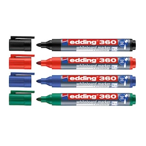 EDDING 360 Pennarello per lavagna bianca Punta tonda 1,5-3 mm