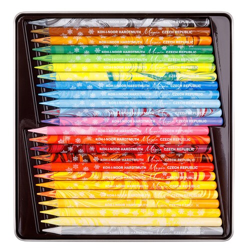 Multicolored Pencil Set Koh-i-noor Progresso Magic 8774 8772