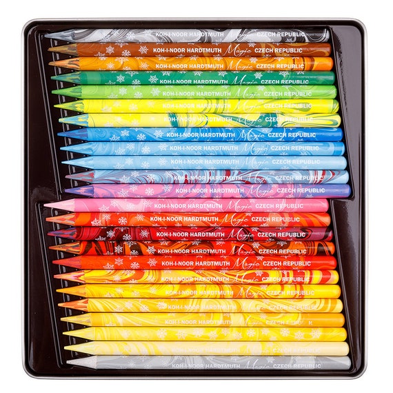 Multicolored Pencil Set Koh-i-noor Progresso Magic 8774 8772