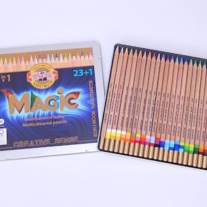 Koh-I-Noor magische veelkleurige driekleurige potlodenset 24 stuks 12 stuks 3444 3442