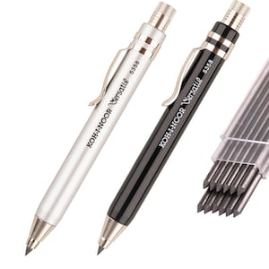 Portamine portamine All Metal Clutch 3,2 mm Koh-I-Noor 5358 Nero Argento
