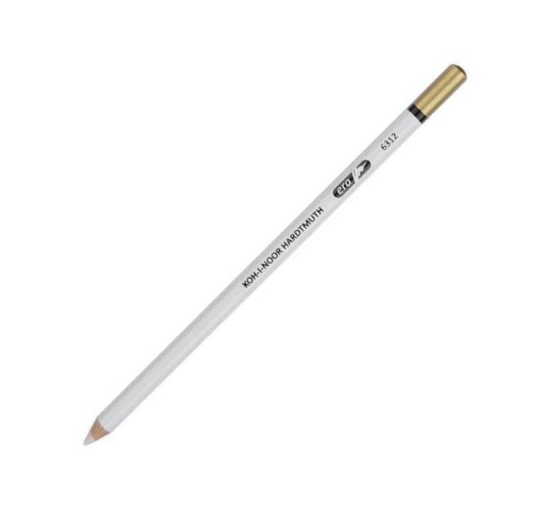 以下が含まれることがあります： KOH-I-NOOR HARDTMUTH era 6312と黒文字で書かれた、金色の上部と白い鉛筆です。