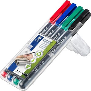 Bolígrafos universales permanentes STAEDTLER 318 F Lumocolor