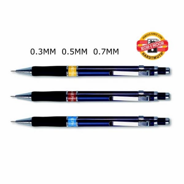 Mechanical Pencil Koh-I-Noor Mephisto Profi Micro Fine Lead Refill 0.3 0.5 0.7 mm