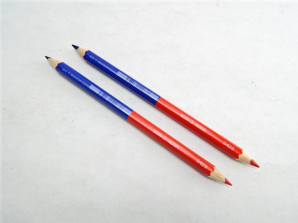 KOH-I-NOOR magnum office coloured pencil 3423 (red+blue) - Box of 12 -  NOMADO Store