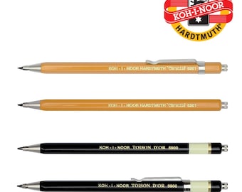 Koh-I-Noor Versatil 5900 5201 All Metal Mechanical Pencil 2 mm Clutch Lead houder Hoge kwaliteit