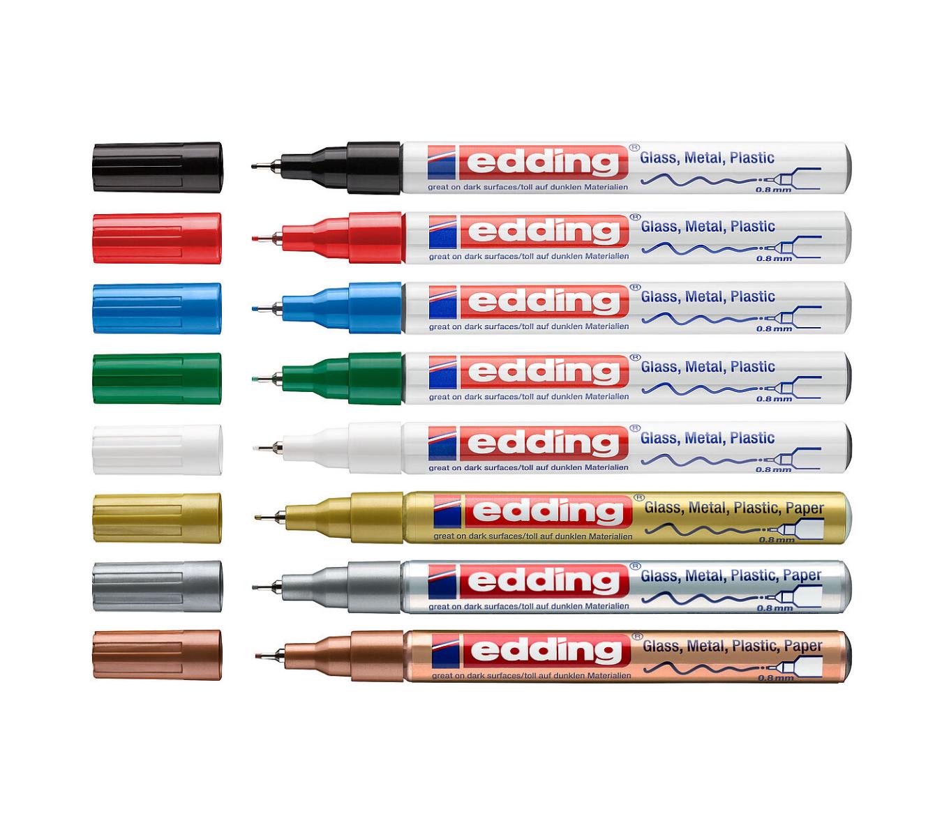 780 Paint Marker Xylene and 🏋 Toluene-free 0.8mm Line 【】 Gold Re