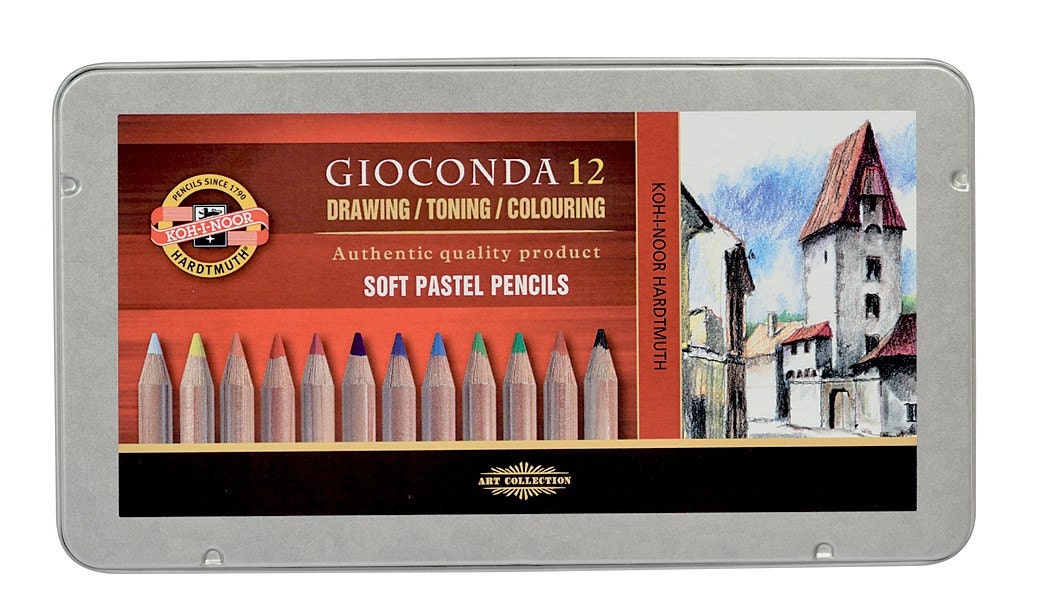 Koh-I-Noor Gioconda Drawing Soft Pastel Pencils 48 Colours 8829 for sale  online