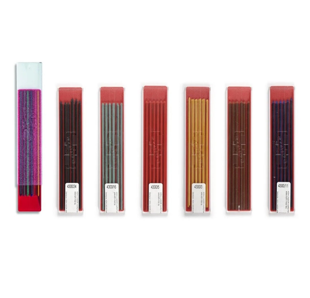 Colored Lead Refills 2mm Koh-i-noor for Mechanical Pencil - Etsy