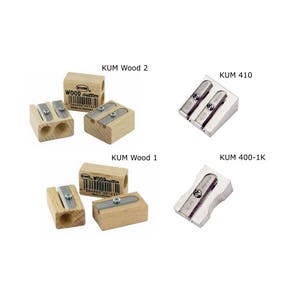 KUM puntenslijper dubbel gat loodaanwijzers hout 8 mm 11 mm houten magnesiummetaal