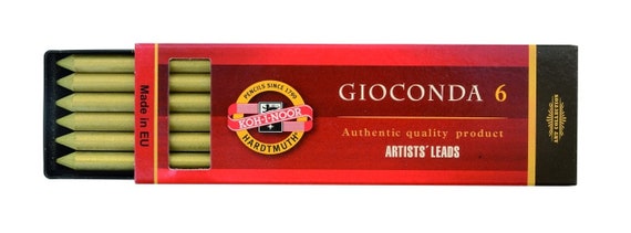 Set of 6 Leads for Artists drawing 4865 4B Koh-I-Noor Gioconda 5.6 mm Set of 6 Leads for Artists drawing 4865 4B Koh-I-Noor Gioconda 5.6 mm