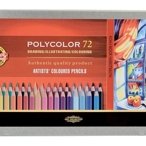 KOH-I-NOOR Polycolor-kleurpotloodset 3827 3826 3825 Hoge kwaliteit