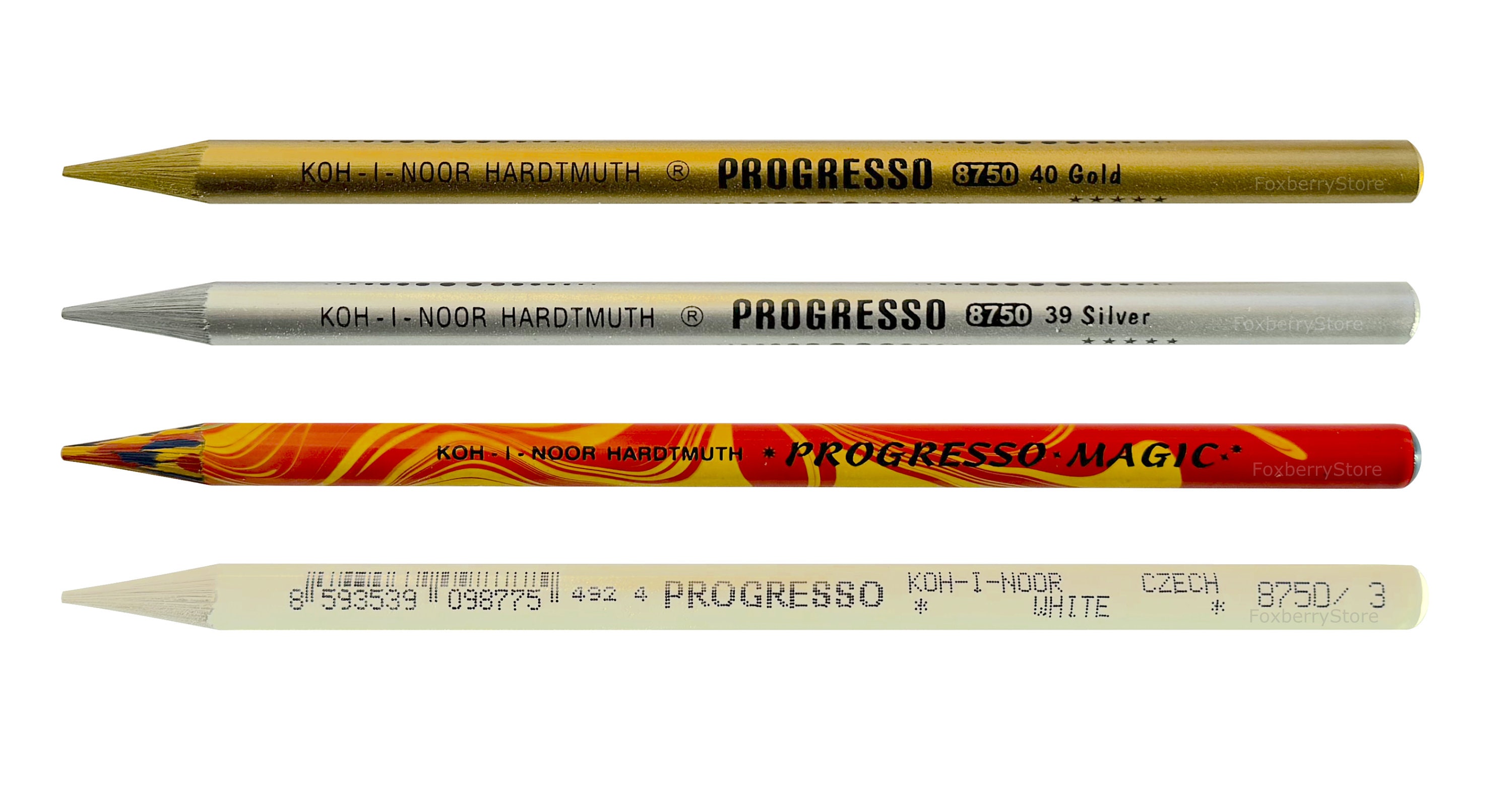 Woodless Colored Pencil Koh-i-noor Progresso 8750 8775 Gold