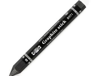 Crayon graphite extra-épais sans bois KOH-I-NOOR 8971, 1 pièce