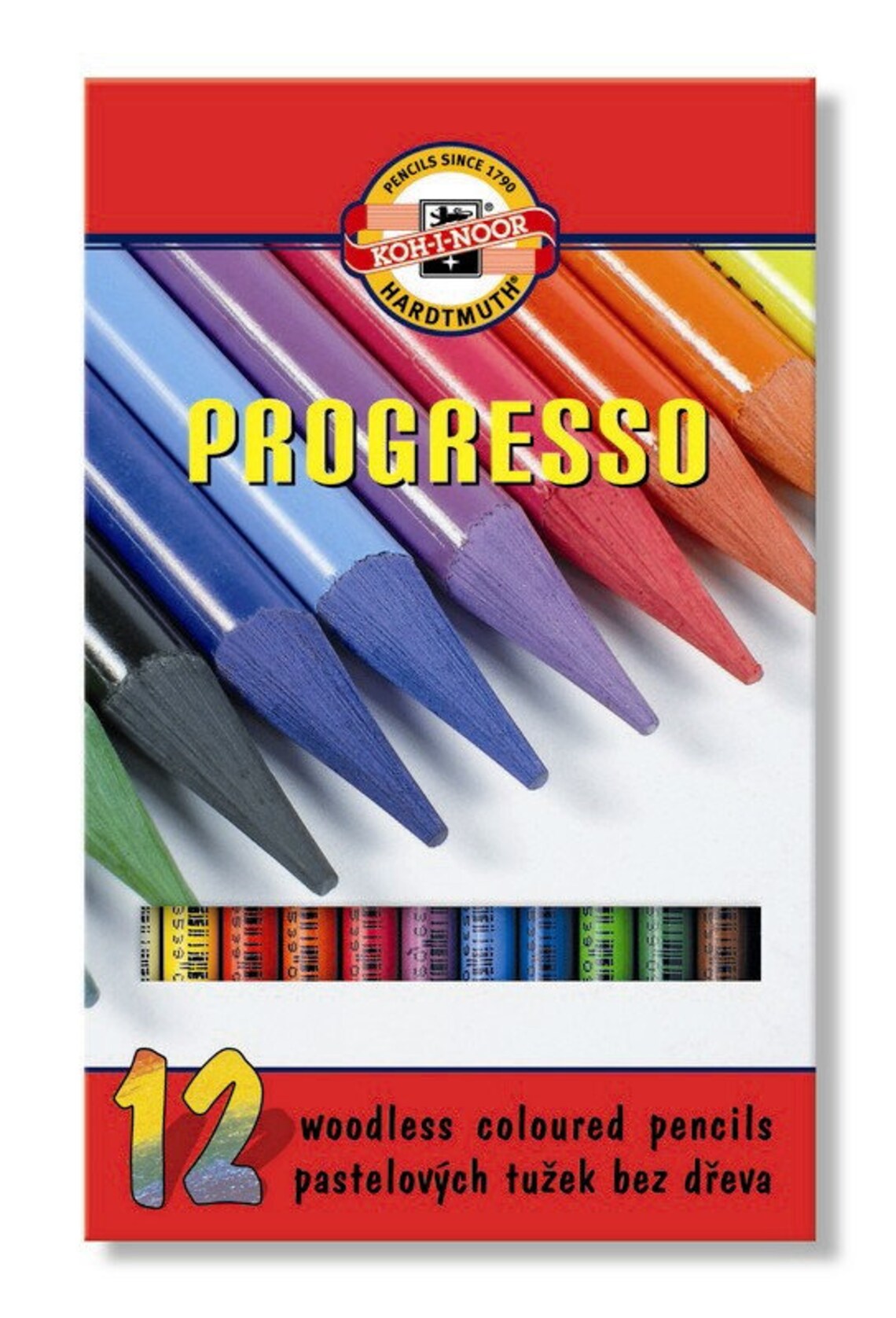 Kohinoor Progresso Woodless Colored Pencil Sets 624 Crayons Etsy