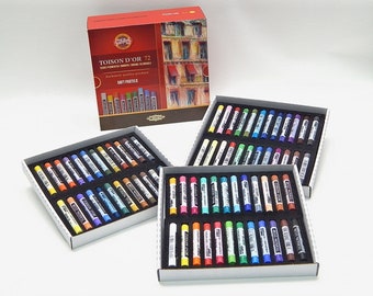 Dry Soft Round Color Pastels Set Koh-I-Noor 8517 8516