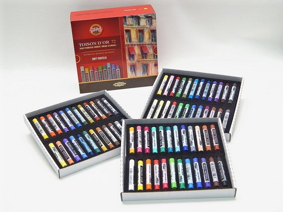 Soft Pastels, Assorted Colors - Set of 72