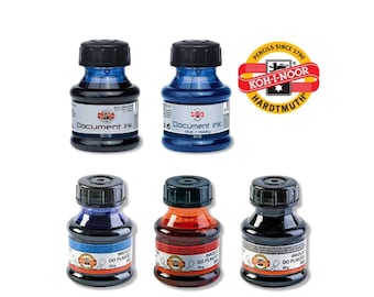 Fountain Pen Ink Black Blue Red Green Document Koh-I-Noor 50g Refilling Writing New Refill