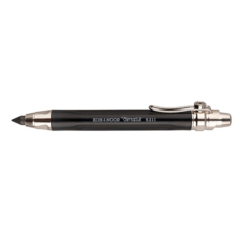 Koh-I-Noor 5311 All Metal Mechanical Pencil Clutch Lead Holder 5.6mm 5311 black pencil