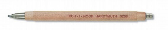 Koh-i-noor 5208 de madera embrague mecánico Leadholder con Afilador 2.5mm